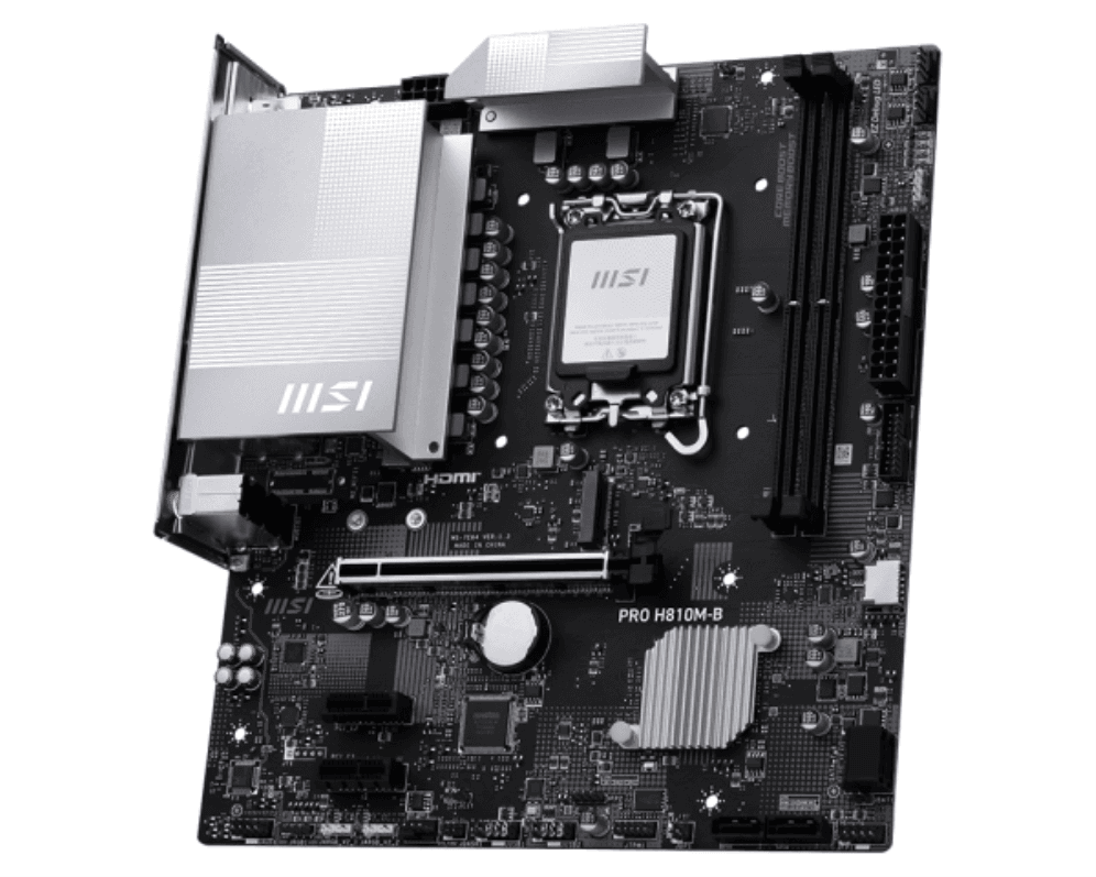 Placa Base MSI PRO H810M-B LGA1851 Micro-ATX 2xDDR5 miniatura 3