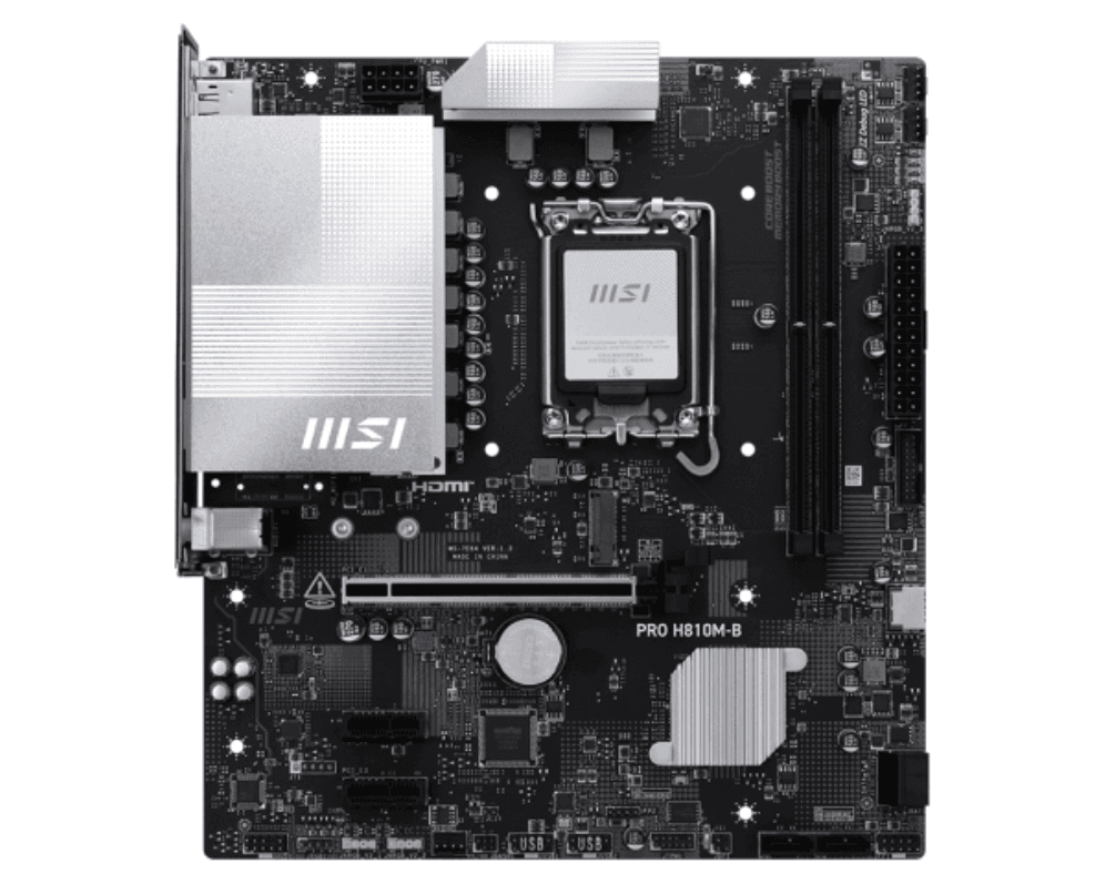 Placa Base MSI PRO H810M-B LGA1851 Micro-ATX 2xDDR5