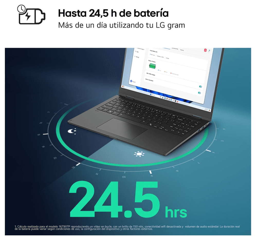 PORTATIL LG GRAM i5-1334U 8GB 256GB 14" FDOS miniatura 4