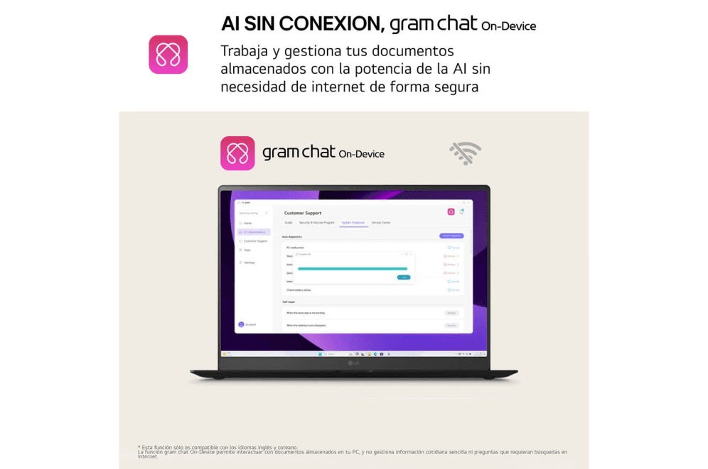 Portátil Lg Gram U9-288V 32Gb 1Tb 16" WQXGA W11H miniatura 8
