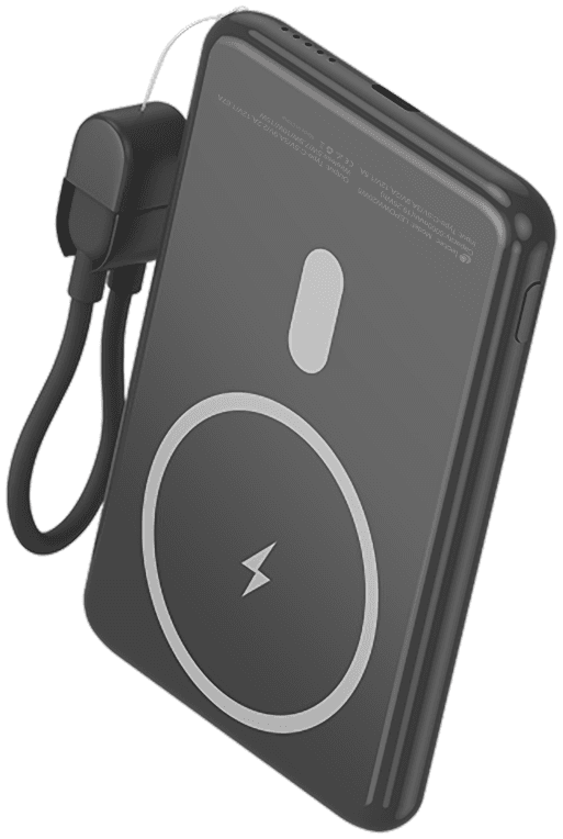 Power Bank Leotec inalámbrico 20W 5000mAh Negro miniatura 4