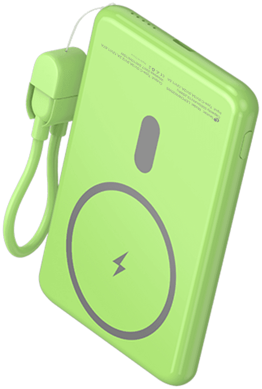 Power Bank Leotec inalámbrico 20W 5000mAh Verde miniatura 4