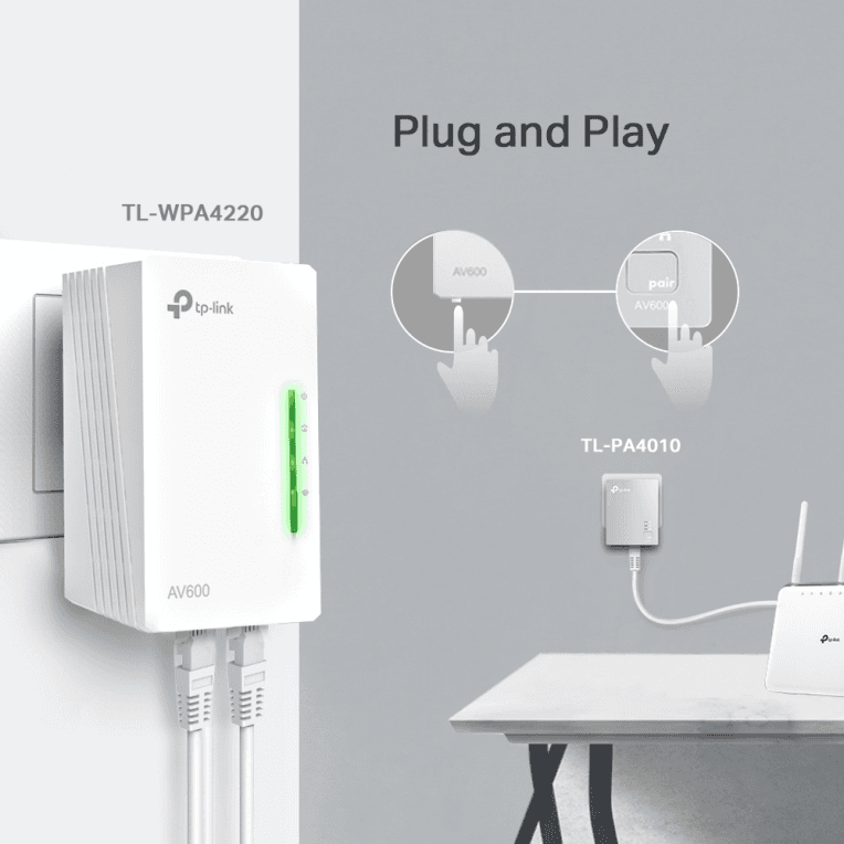 PowerLine Wifi Tp-link AV600 300 Mbps 2 Puertos miniatura 7