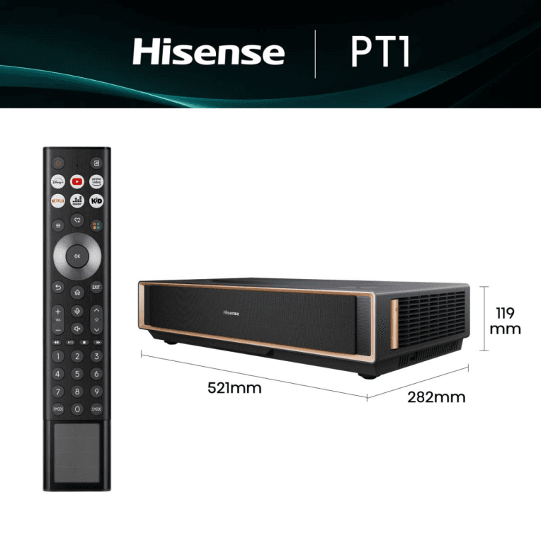 Proyector PT1 Hisense Largo Lan HDMI Headphone miniatura 2