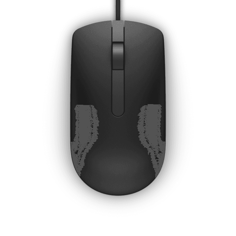 Ratón Dell MS116 Negro USB-A miniatura 2