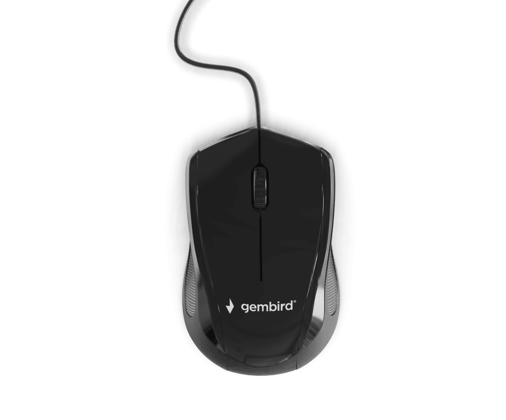 Ratón Gembird MUS-3B-02 Óptico 1000 DPI Negro USB — imagen 1