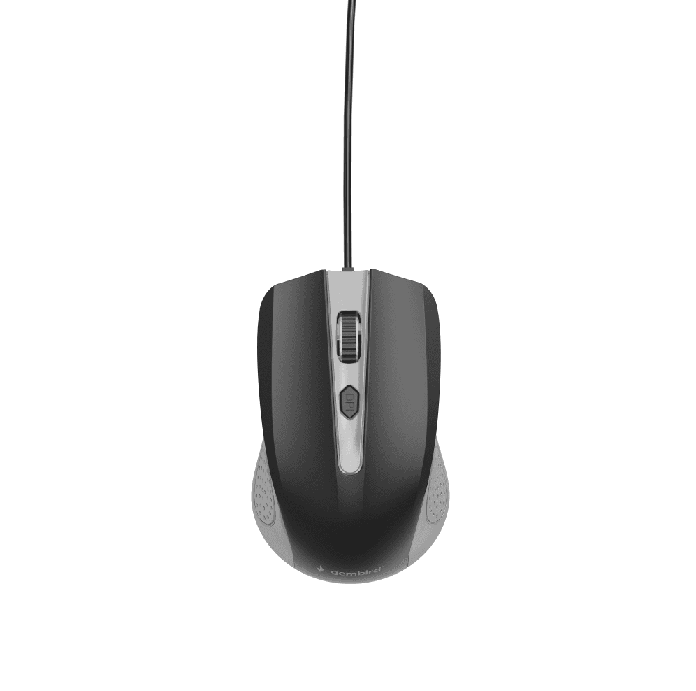 Ratón Gembird MUS-4B-01 Óptico 1000 DPI Negro USB — imagen 1
