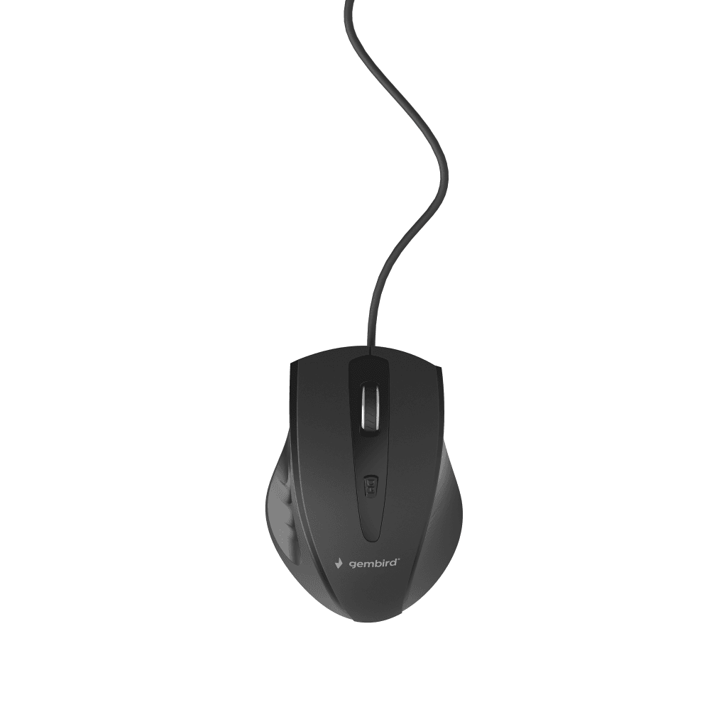 Ratón Gembird MUS-4B-02 Óptico Negro USB — imagen 1