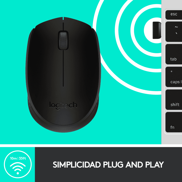 Ratón Logitech M171 RF Inalámbrico Negro miniatura 12