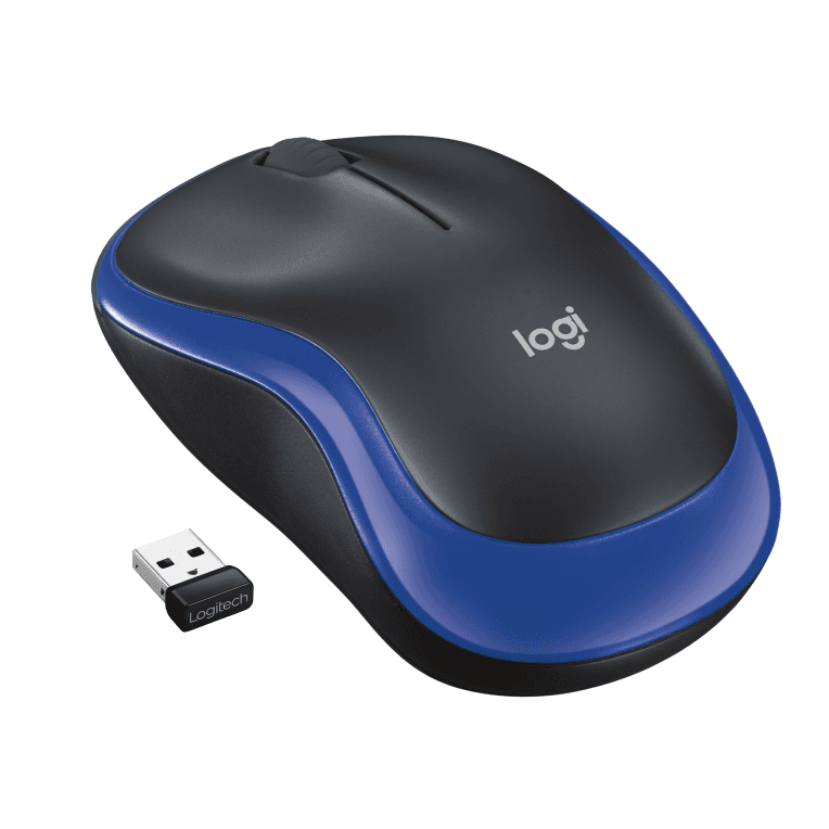 Ratón Logitech M185 Azul RF Inalámbrico Pilas miniatura 2