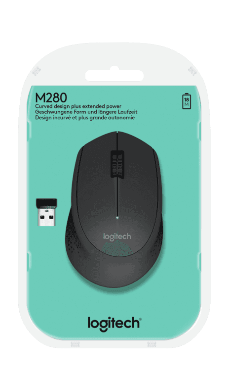 Ratón Logitech M280 Negro RF Inalámbrico Pilas miniatura 6