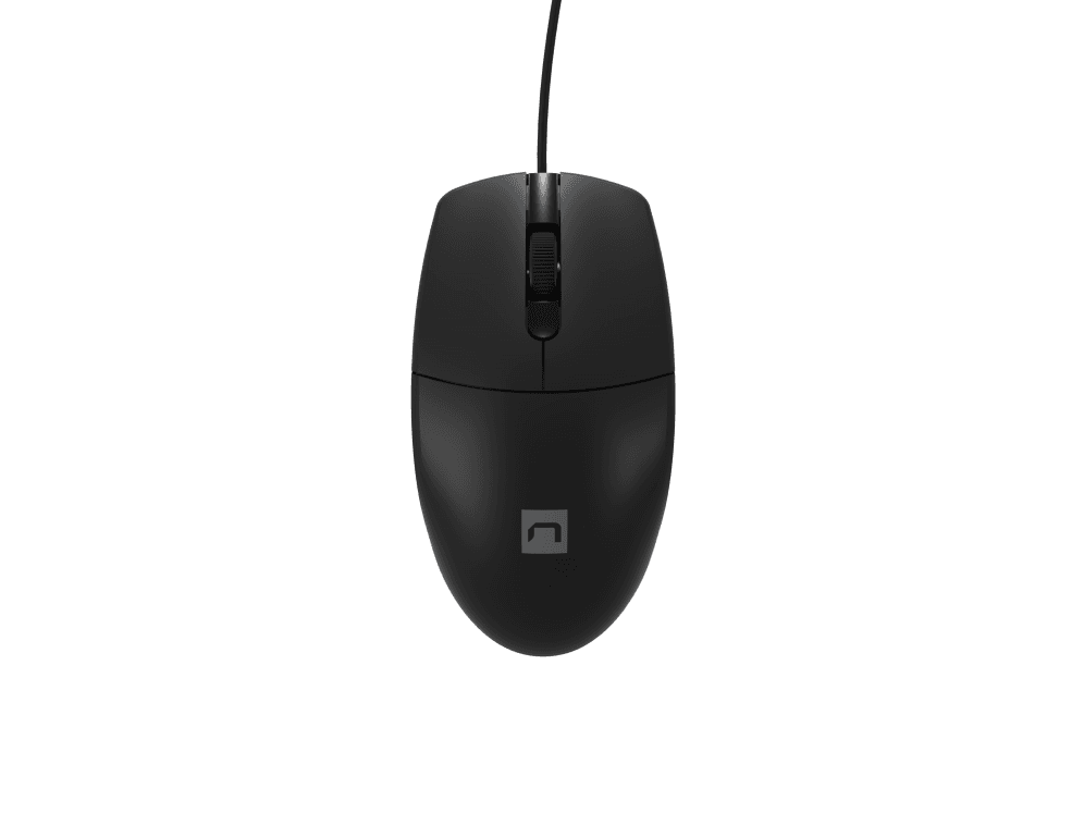 Ratón Natec Ruff 2 1000DPI Óptico Negro USB — imagen 1