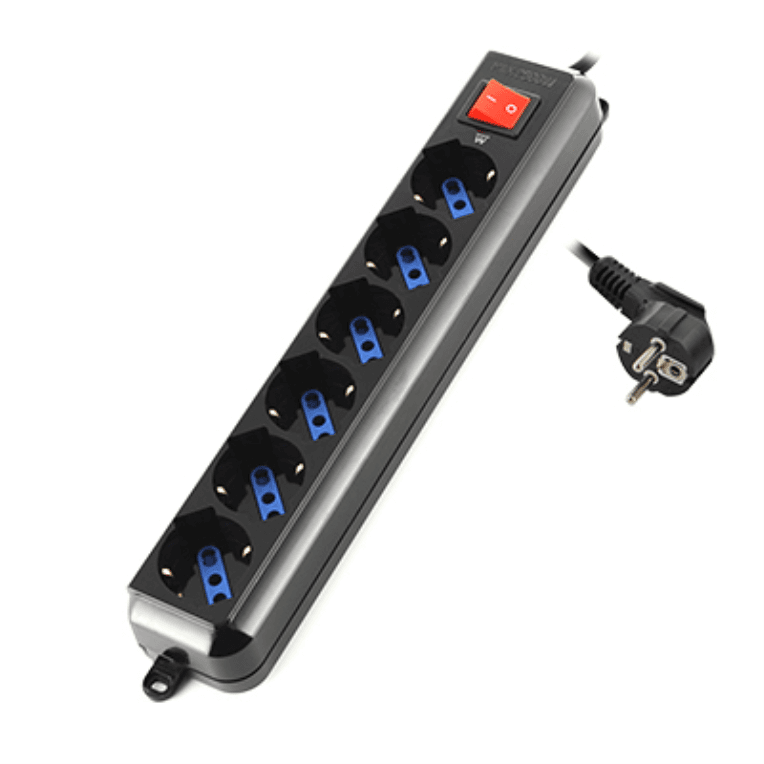 Regleta Ewent 6 Salidas AC 1,5m Negro miniatura 2