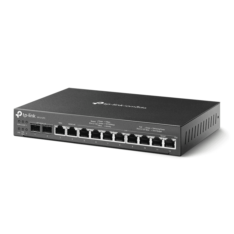 Router Switch Controller Omada ER7212PC VPN PoE+ miniatura 4