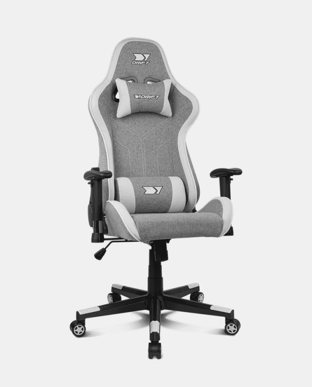 Silla Gaming Drift DR90 Pro Gris - Blanca — imagen 1