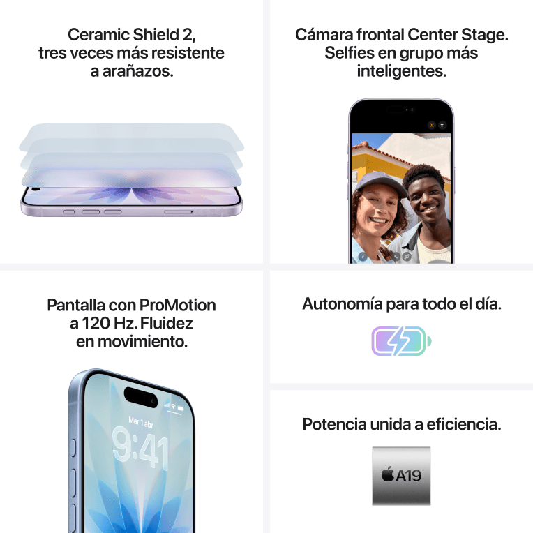 SmartPhone Apple iPhone 17 256GB Mist Blue miniatura 6