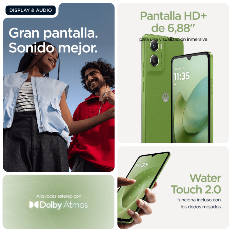 SmartPhone Motorola Moto G06 4GB 256GB Green miniatura 16