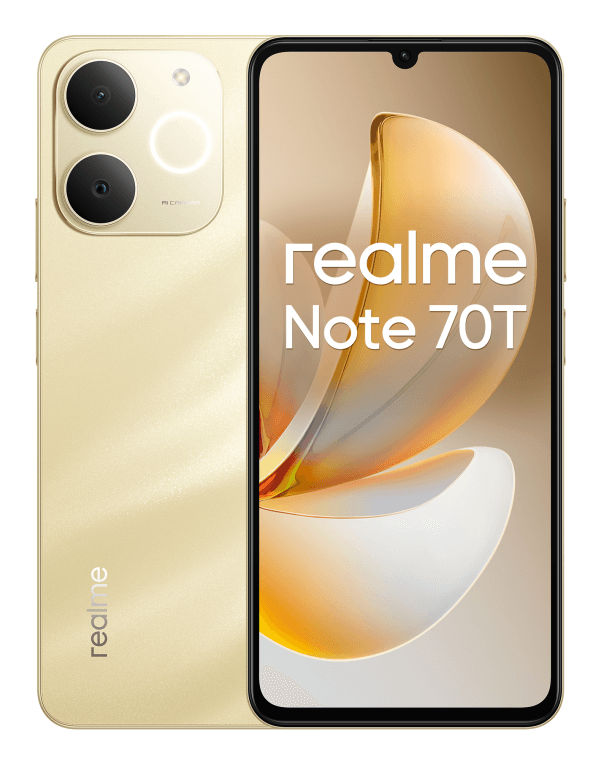 SmartPhone Realme Note 70T 4GB 256GB Beach Gold