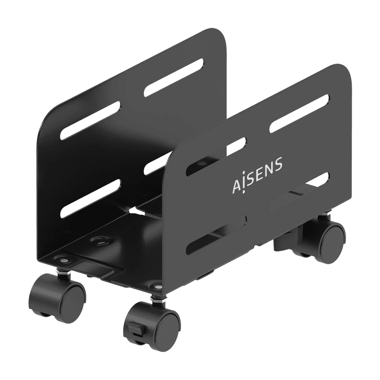 Soporte Aisens CPU Metalico Ajustable Suelo Negro