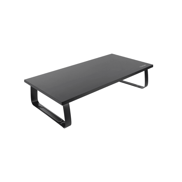 SOPORTE ELEVADOR TOOQ MADERA PARA MONITORES NEGRO