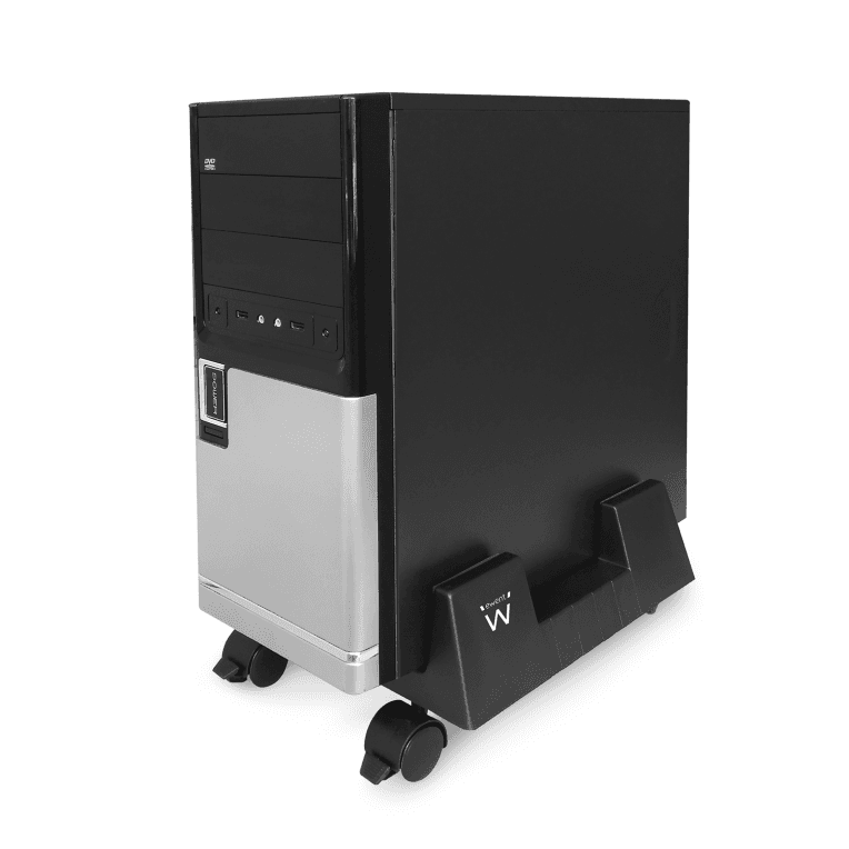 Soporte Ewent Cajon Ordenador Ajustable Ruedas