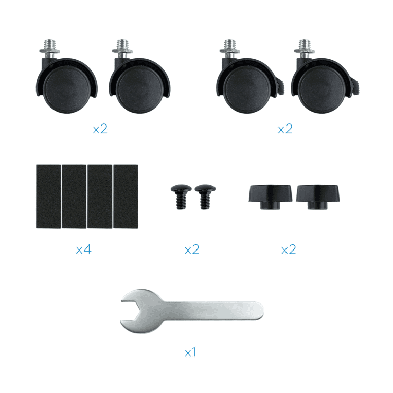 Soporte Tooq CPU Suelo Ruedas UMCS0004-B Negro miniatura 7