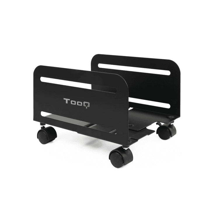Soporte Tooq CPU Suelo Ruedas UMCS0004-B Negro