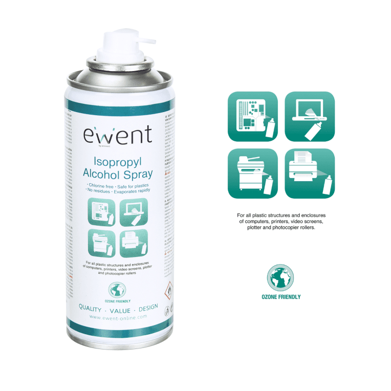Spray Ewent Alcohol Isopropílico 200ml EW5613 miniatura 3