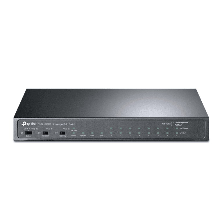 Switch Tp-link 8 Port 10/100 y 3 Port PoE+ — imagen 1