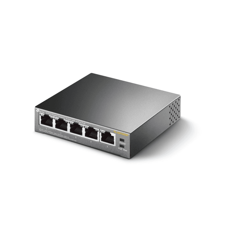 Switch Tp-Link TL-SG1005P 5 Port Giga 4 PoE miniatura 5