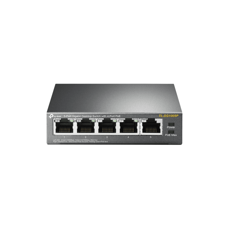 Switch Tp-Link TL-SG1005P 5 Port Giga 4 PoE — imagen 1
