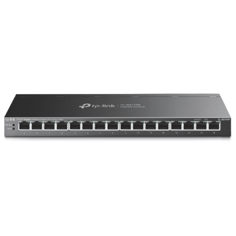 Switch Tp-link TL-SG116P 16 Puertos PoE+ miniatura 2