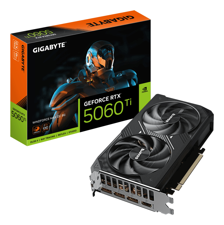 Tarjeta Gráfica Gigabyte RTX 5060 Ti 8GB GDDR7 — imagen 1