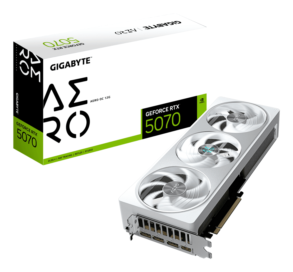 Tarjeta Gráfica Gigabyte RTX 5070 Aero OC 12GB