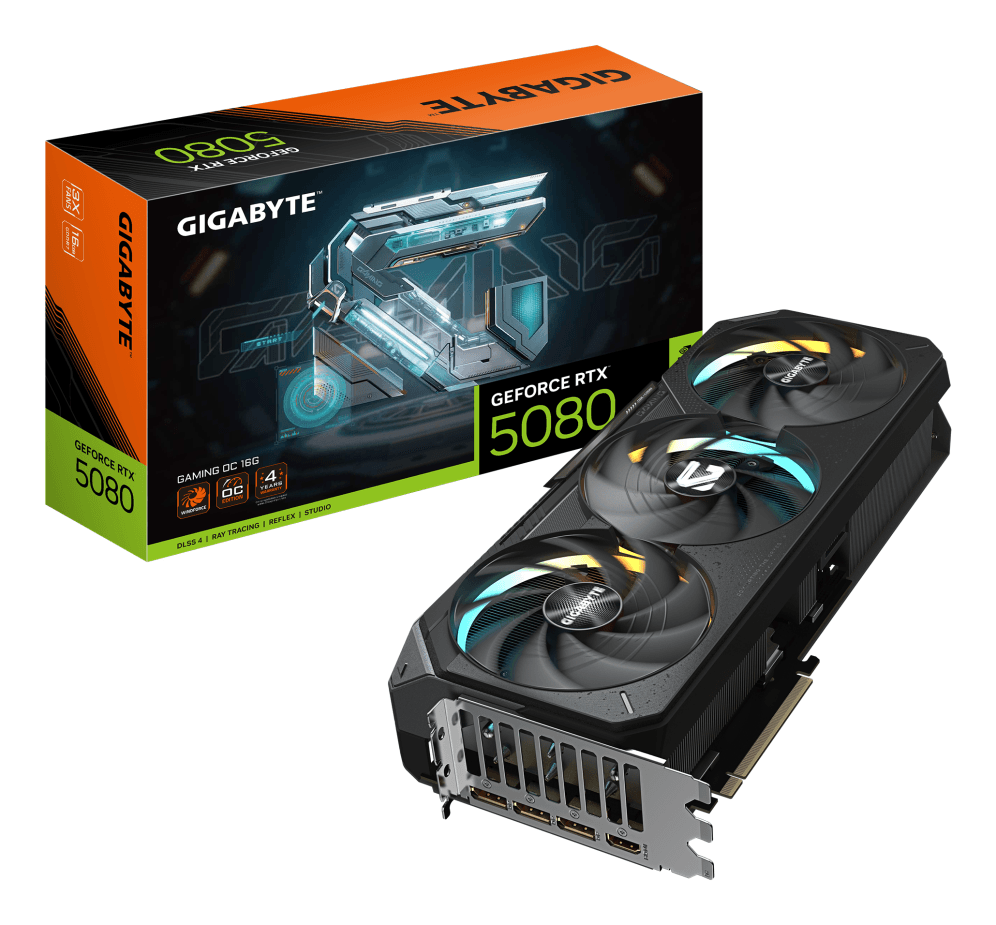 Tarjeta Gráfica Gigabyte RTX 5080 Gaming OC 16GB