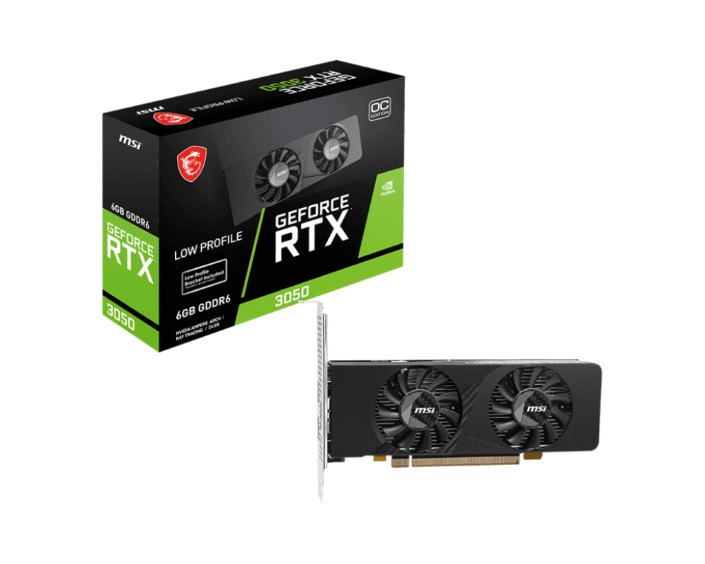Tarjeta Gráfica MSI RTX 3050 LP E 6GB OC miniatura 2