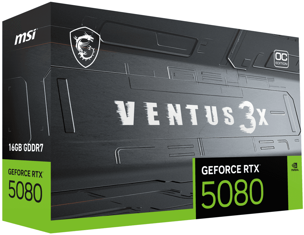 Tarjeta Gráfica MSI RTX 5080 Ventus 3X OC 16GB miniatura 3