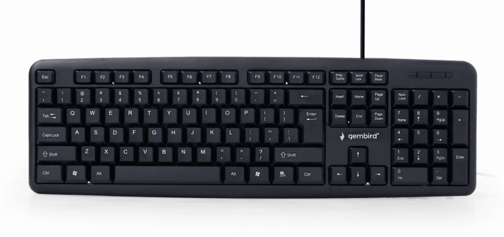 Teclado Gembird USB Negro Portugués — imagen 1