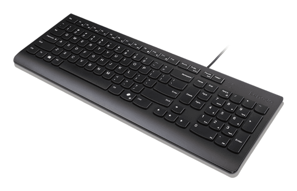 TECLADO LENOVO ESSENTIAL CON CABLE AI miniatura 3