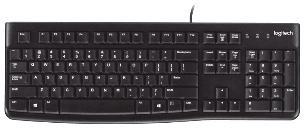 Teclado Logitech K120 OEM USB Negro — imagen 1