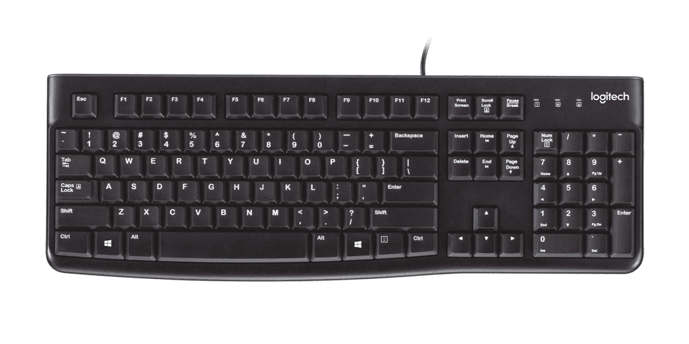 Teclado Logitech K120 Retail USB Negro — imagen 1