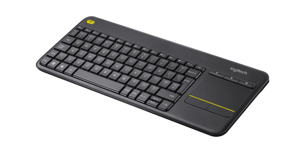 Teclado Logitech K400 Plus RF Inalámbrico Negro — imagen 1