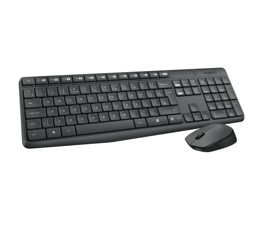 Teclado Logitech MK235 RF Inalámbrico Gris miniatura 3