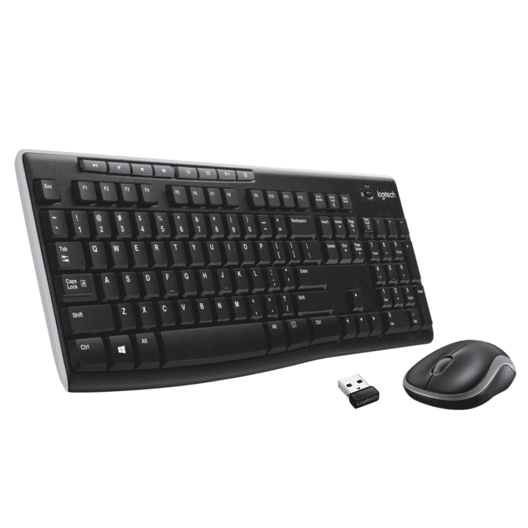Teclado Logitech MK270 RF Inalámbrico Negro — imagen 1