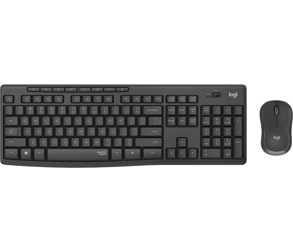 Teclado Logitech MK295 RF Inalámbrico Negro — imagen 1