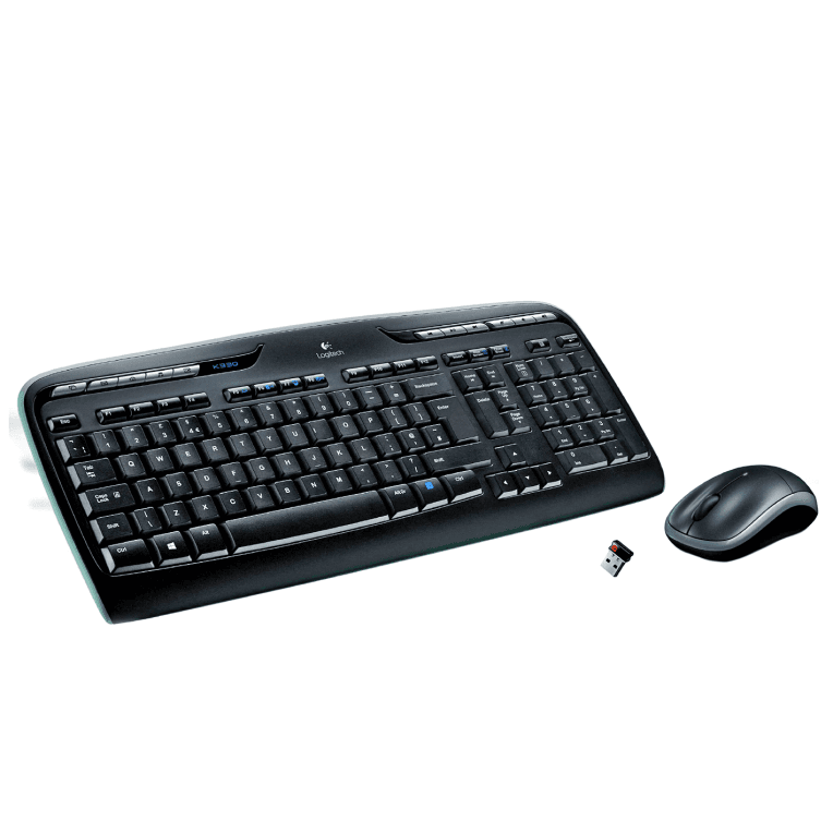 Teclado Logitech MK330 RF Inalámbrico Negro miniatura 2