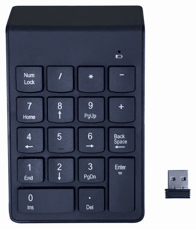 Teclado numérico Inalámbrico Gembird Negro — imagen 1