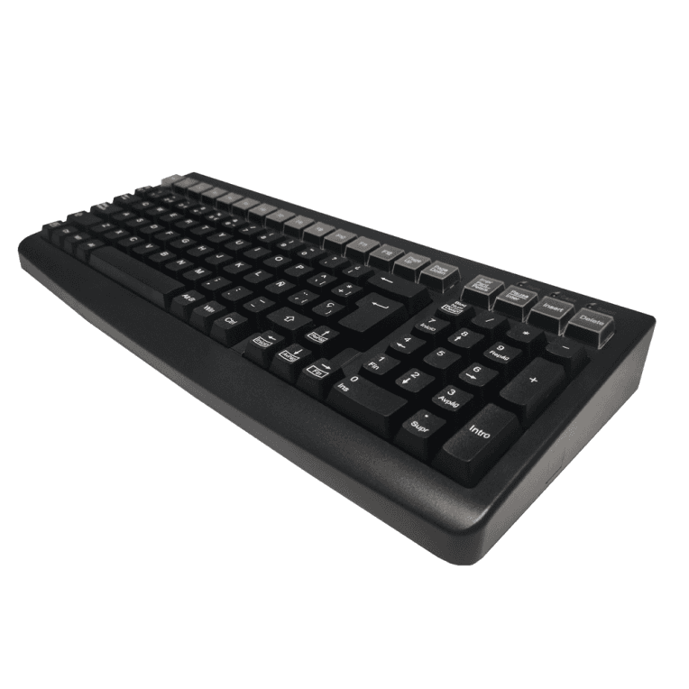 Teclado POS Mustek MKB-800 USB Negro