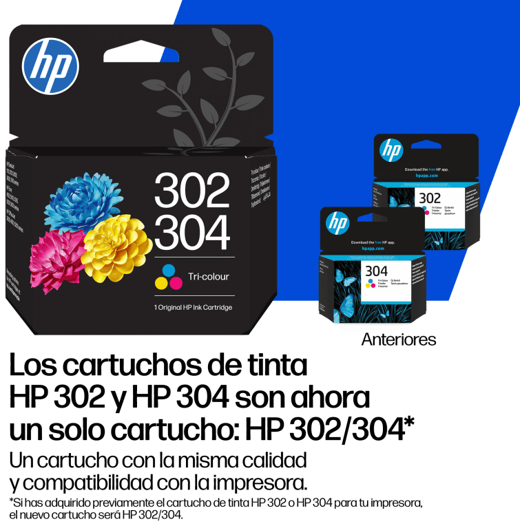 TINTA HP 302/304 PACK NEGRO TRICOLOR 1 miniatura 11