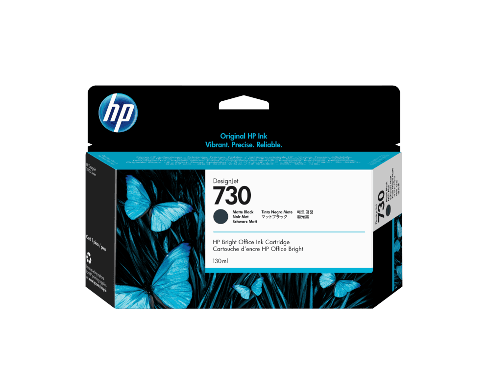 TINTA HP 730 NEGRO MATE miniatura 2